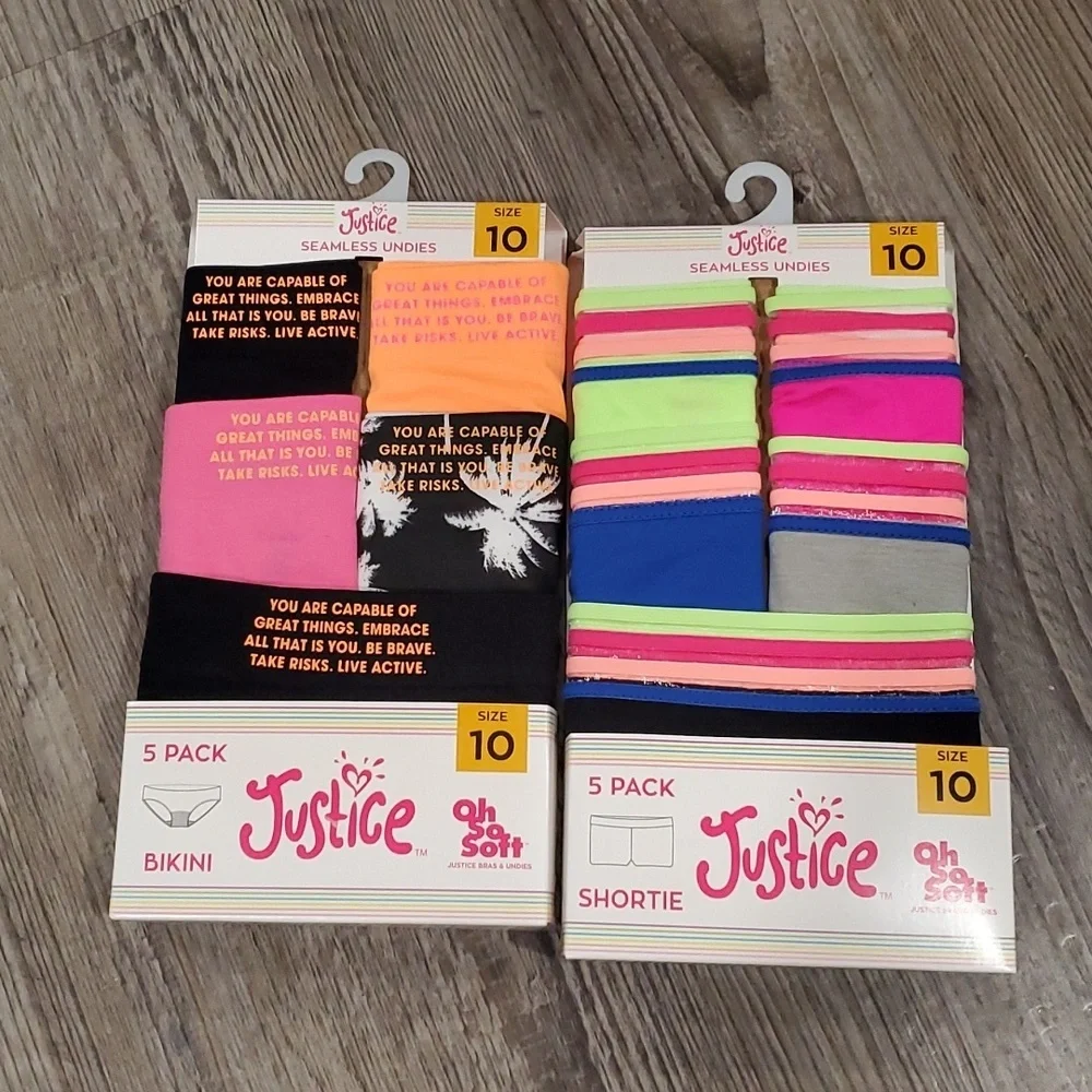 Justice Underwear-2 Packs/10 Pairs